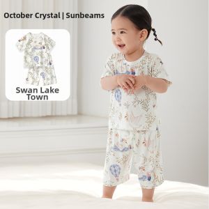 SHI YUE JIE JING | Lightweight Short Sleeve Infant Clothing Set