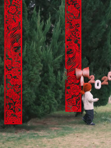 ZLVOEY | Festive Background Wall Hanging For Chinese New Year Decorations