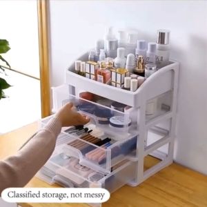 3-6layer desktop organizer box office desk drawer style storage bin transparent cover waterproof plastic for office and home use durabox make up drawer organizer for school supplies office organizer desk storage mini drawers for desk organizer office file
