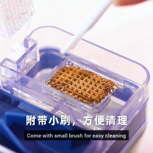 aCurio READY STOCK New Tablet Pill Cutter Grinder Storage Bekas Ubat Pil Box Organizer Small Portable Cut Grind Store Medicine Box Japan Imakara Tablet Pill Cutter