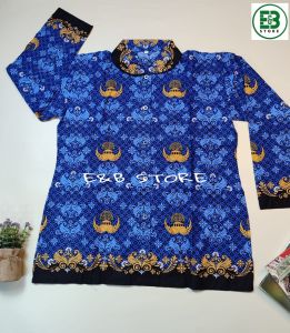 Seragam Korpri Wanita Kerah Hitam