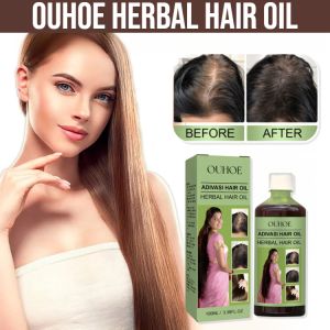 Ouhoe Herbal Hair Oil Nourishing Hair Essence Oil Preventing Hair Loss Repair Damaged Hair