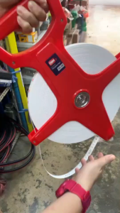 เทปวัดที่ วัดระยะ ใยแก้ว (คละสี) ขนาด 100 เมตร (330FT) ไฟเบอร์กลาส รุ่น PRO-100 ยี่ห้อ PROMA FIBERGLASS TAPE MEASURE