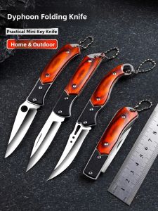 TINGLING | Folding Fruit Knife Portable Outdoor Sharp High-Hardness Keychain