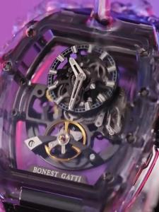 BONEST GATTI Mens Automatic Mechanical Watch German Skeleton Dial with Luminous Markers - The Perfect Christmas Gift