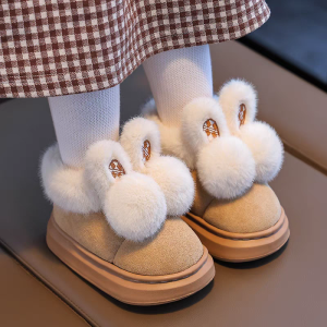JIFANPAUL | Winter Season New Cotton Shoes for Girls Warm and Slip-resistant