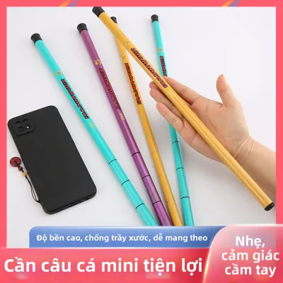 BAIXITANG | Cần Câu Cá Mini Siêu Nhẹ Đỡ Tay