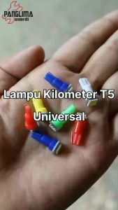 LED Jagung 1 Titik T6 Universal Motor Mobil T 5 Speedometer Kilometer Spido Speedo Kilo Meter KM Spidometer Panel Dashboard Dash Board Kuning Hijau Ice Blue Merah Pink Putih Biru PANGLIMA