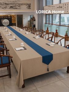 LORiCA | Business Long Brown Waterproof Table Flag