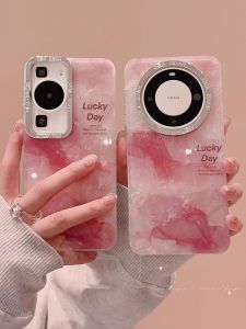 Renshenyi Huawei Mate60 pro New Model Phone Case Mate50 Wine Red Gradient P60 pro Shell Pattern Mate40 Protective Cover 30 Premium P40 Anti-Fall pro Anti-Fall P50e Luxury