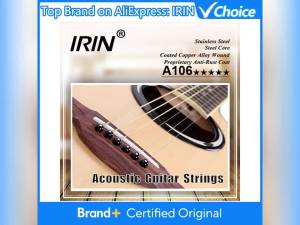 IRIN | IRIN Acoustic Guitar Strings A106 Folk Guitar Stainless Steel Core Copper Alloy Professional Strings Instruments Part Accessory