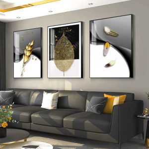 Modern Minimalist Luxury Living Room Wall Art 3-Piece Set