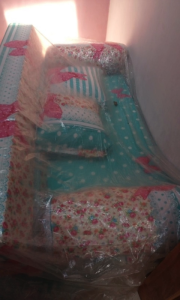 Sofa Bed Inoac Ruang tamu Sofabed Inoac no 3 tebal 20 cm 200 X 145 EOQ yellow D20 Asli sofa 3in1