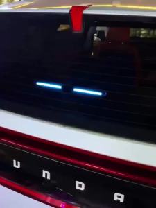 LED Car Warning Light Night Safety Strobe Blue Light Wireless Vibration Activated for Rear Window Anti-Collision Decorative Lamp
