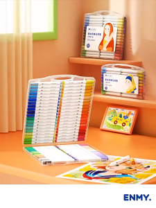 ENMY 12-80 NCS Certified Acrylic Markers Washable Water-Based Art Pens for Kids Stationery School