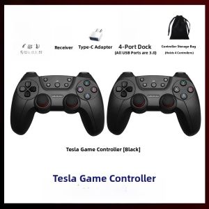 Tesla Car Exclusive Wireless Game Controller Model3/Y/S/X Bluetooth In-Car Gaming Handle S3 Double Person Universal Vibration