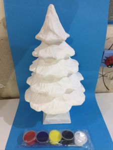 Christmas Tree | Paint-your-own Christmas tree | Paper Mache | Taka