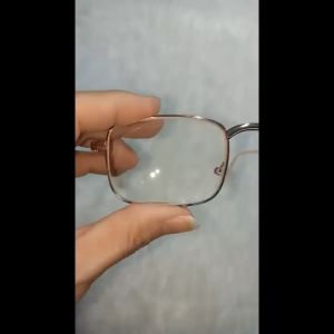 KESEHATAN MATA - Kacamata Khusus Rabun Jarak Jauh Untuk Orantua PRIA WANITA Ukuran Ready +1.00 s/d +3.00 Frame Kotak Warna Gold - MURAH