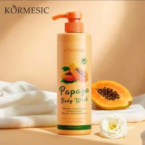 Body Wash Papaya 500ml Niacinamide Enhance skin brightness Malic Acid Papaya Shower