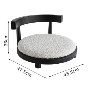 Japanese Zen Style Vintage Wooden Stool