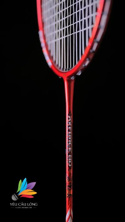 Vợt Cầu Lông Lining Axforce 80 Rồng Lửa Full Carbon - Căng Dây Trợ Lực, Tặng Quấn Cán, Móc Khóa, Bọc Đầu Vợt