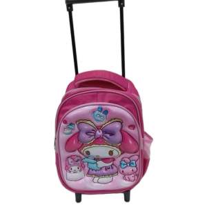 New 12 My Melody Trolley Backpack Bag for KidsTrolley Backpack  for Girls