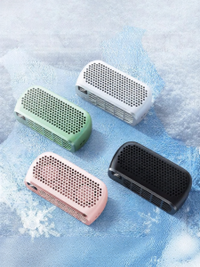 Portable Handheld Mini Fan Ultra Powerful Quiet USB Rechargeable Neck Strap Desktop Cooling Air Conditioner Bladeless Turbine Fan