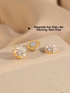 Pianist | Magnetic Non-Pierced Earring 2026 New Design Zircon Lightweight Luxury