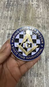 Square & Compass Making Good Men Better Masonic Emblem Imported