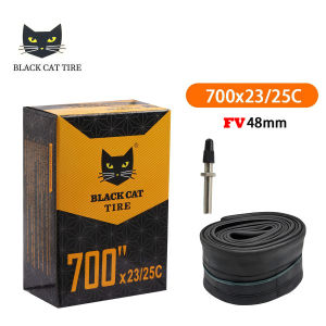 BLACK CAT Bike Inner Tube 700x23/25C/28C/32C/35C/43C FV/AV Road Bike Tube 1Pcs