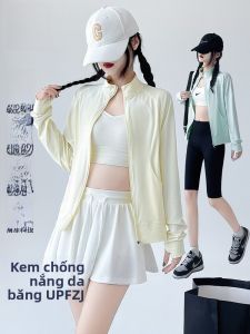 MiiOW | Áo chống nắng Ice Silk ngắn MiiOW dành cho nữ mùa hè ngoài trời chống tia UV UPF50+ thiết kế nguyên bản bằng nylon áo khoác thường