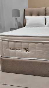 MATTREZ Flex/11” Spring Mattress/10-Year Warranty/Free Delivery/Spinal Support/Direct From Factory/Cool Silk Fabric