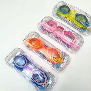 Mắt Kính Bơi Trẻ Em (Tặng kèm hộp đựng hình xe+Nút bịt tai) Thương Hiệu FEIKE -Kính Bơi Cho Bé Trai Bé Gái Từ 3-10 tuổi