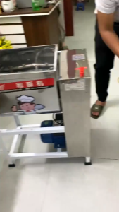 Máy trộn bột khô nằm ngang trộn bột ướt thực phẩm trộn thịt hoa quả rau củ công suất 2200W thiết kế Inox