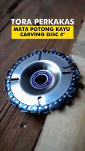 TORA Wood Carving Disc 4 Inch 22T Double Blister - Mata Potong Kayu