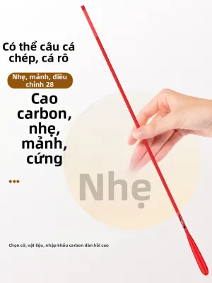 JINGZHANLI | Cần Câu Cá Carbon Siêu Nhẹ & Chắc Chắn