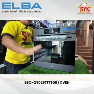 SYK Elba EBO-Q9029TFT(GR) Built-In Multi Function Oven Cooking Kitchen Appliances Ketuhar Dapur 92Liter