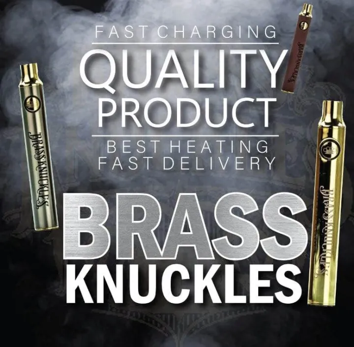 Best Brass Knuckles Battery for 510 Thread Carts - Ghost Vapors