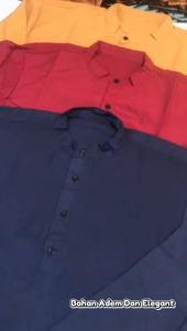 KOKO FASHION PRIA DEWASA QURTA POLOS LENGAN PANJANG DAWOOD MATERIAL KATUN ADEM DAN NYAMAN DESAIN SEDERHANA DAN ELEGAN