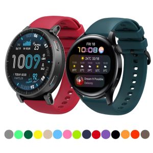 22mm Silicone Strap for Huawei Watch 3 4 Pro GT6-5-4 Pro 2e 46mm Sports Bracelet Wristband Amazfit GTR 4/Active Max/Balance 2-1