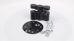 RX-DLX-PM Cargo Racks For Standard Pack Mount Lock with Keys Fuel Gas Can Water Pack Mount Lock Double Locking Mount