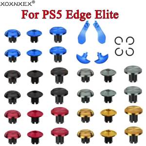 1Set Metal Thumbsticks for PS5 Edge Controller Analog Joystick 4 Back Paddles Triggers Buttons Replacement Accessories Parts