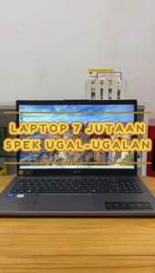 Laptop Canggih Intel Core 5 120U | Ram 8GB | SSD 512GB | 15.6 Inch FHD | Acer Aspire 15 A15-51M-51SW | Free Install Windows 11 | Steel Gray | Bergaransi