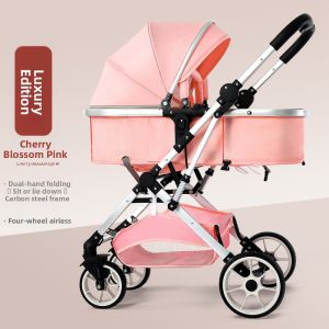 WEIJIA | Multi-Position Foldable Shock-Absorbing Stroller with High View
