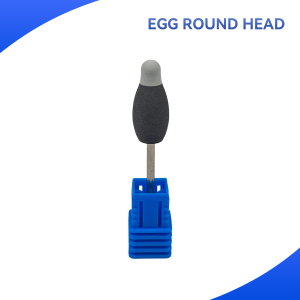 Dental 2-in-1 Double Layer Design Silicone Polisher For Polishing and Grinding Before Zirconia Crystallization Egg Round Shape