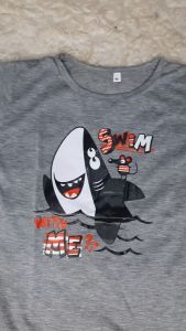 SUMMER88 Atasan Kaos Tshirt Anak Laki Laki Motif Lengan Pendek Warna Abu Size 1-10 Tahun