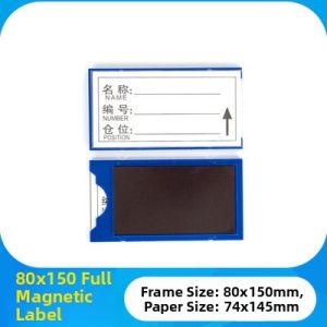 RUIKELAIXIANG | Magnetic Label for Warehouse Racks Classification Reminder 100pcs