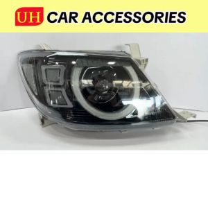 TOYOTA HILUX VIGO KUN25 2005 2011 RUNNING HEAD LAMP LAND ROVER DEFENDER DESIGN PROJECTOR HILUX VIGO HEADLAMP