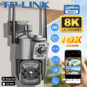 TP-Link BUY 1 TAKE 1 CCTV Camera Connect Cellphone Dual Lens 16MP UHD Outdoor 360 Panorama Night Vision Auto Tracking