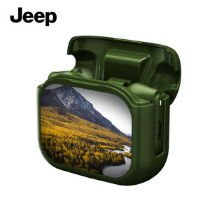 Jeep EW113 Wireless Earphones Color LED Screen Touch ANC Noise Reduction Messages With Small Game Gaming Earbuds